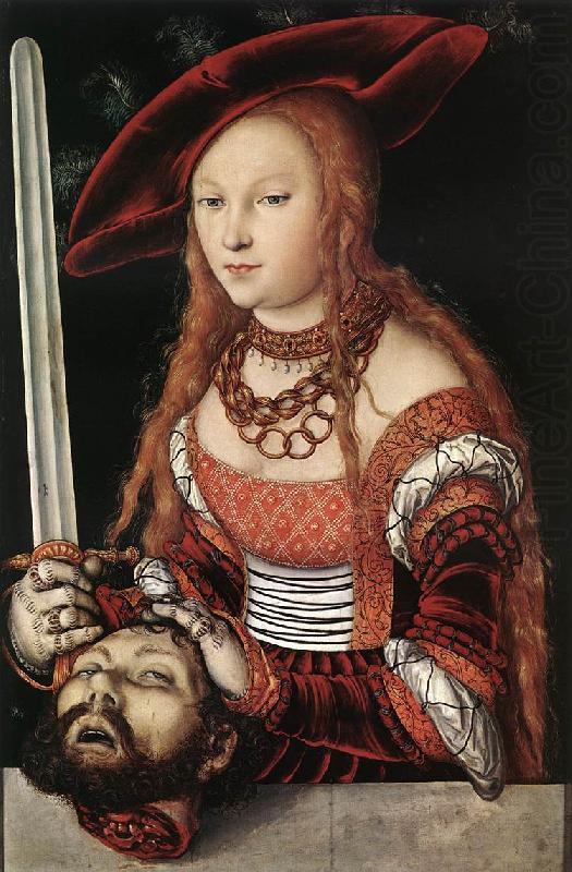 Judith with the Head of Holofernes dfg, CRANACH, Lucas the Elder